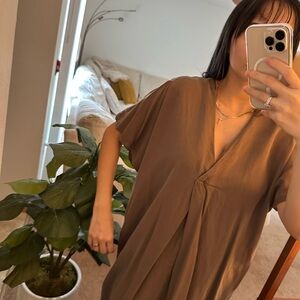 Zara, xs pleated tunic dress